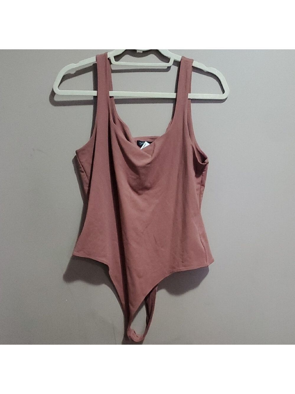 Bananna Republic Women's Brown Sleeveless Bodysuit Size Large